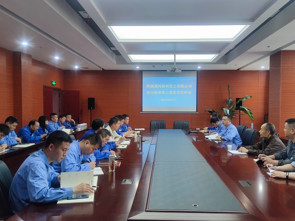 6月7日，陜西渭河彬州化工有限公司組織召開安全生產(chǎn)三級標(biāo)準(zhǔn)化自評會.jpg
