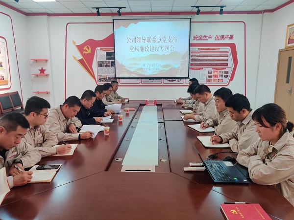 10月16日，公司副總經(jīng)理張安平受邀參加制氣車間黨支部黨風廉政建設(shè)工作專題會.jpg
